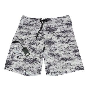 Columbia PFG Digital Camo Board Short sz 38 Men Ombre Gray Bottle Opener 10" 21"